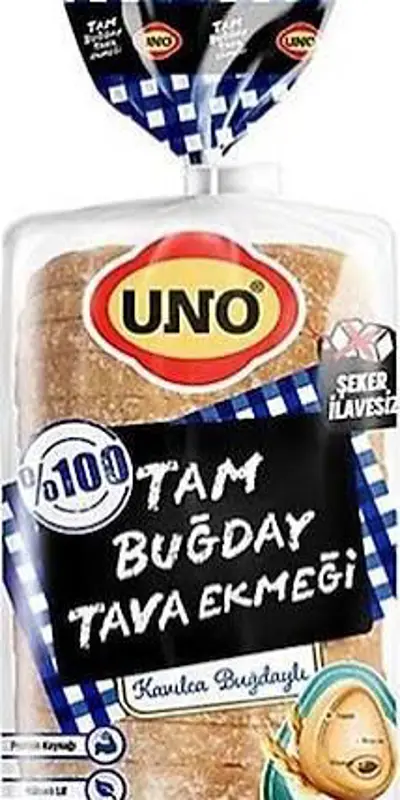 Uno Tam Buğday Tava Ekmeği 450 G