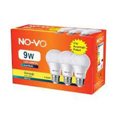 No-Vo 9W Led Ampul 3Lü