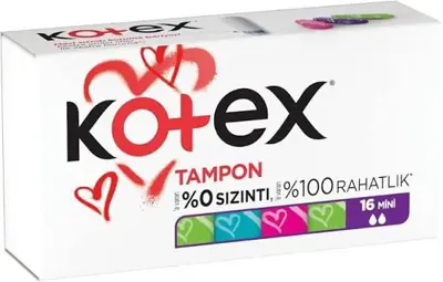 Kotex Tampon Mini 16Lı