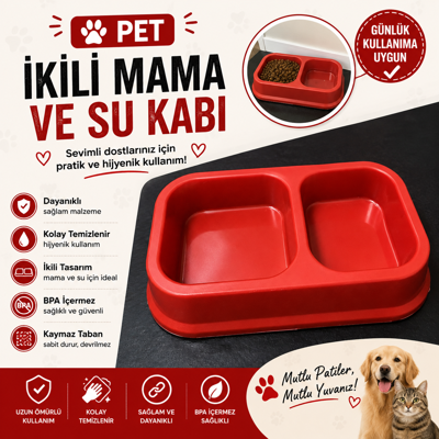 İkili Mama Kabı