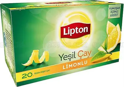 Lipton Yeşil Çay Limon 20Li