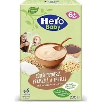 Hero Baby Sütlü 8 Tahıllı Peynir Pekmez 200 G