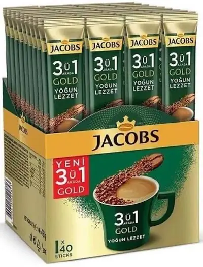 Jacobs Gold 3in1 Yoğun Lezzet 18 G