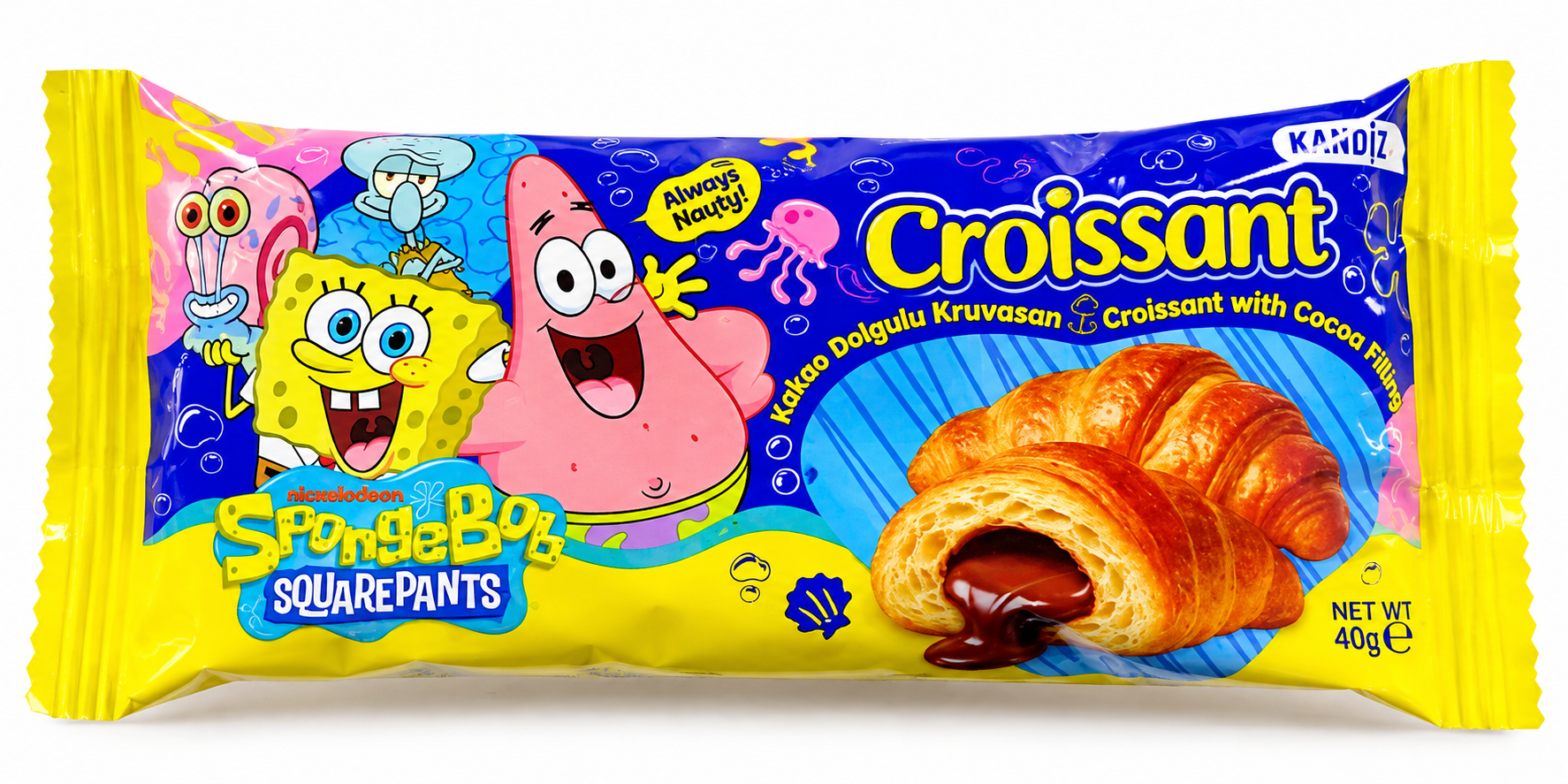 Tudobranco Kruvasan Spongebob 40 G