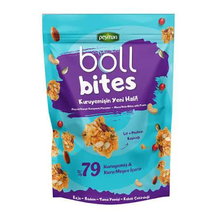 Peyman Boll Bites Meyveli Karışık Kuruyemiş 150 G