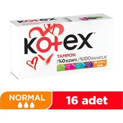 Kotex Tampon Normal 16Lı