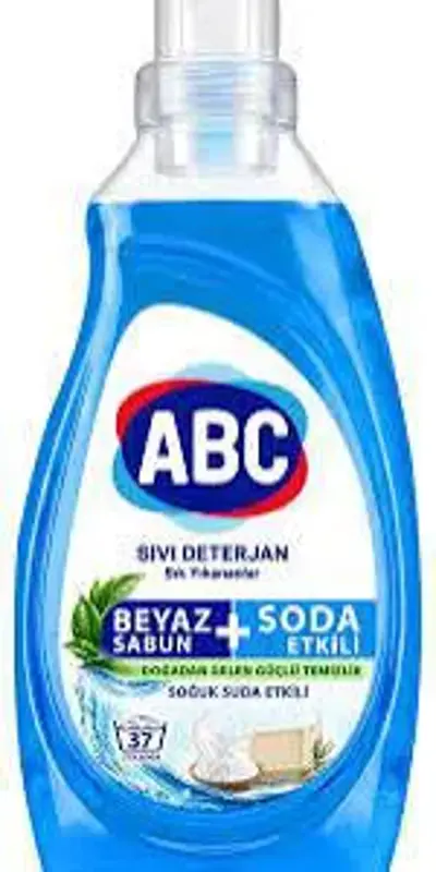 Abc Sıvı Çamaşır Deterjanı Beyaz Sabun Soda Etkili 1500 Ml