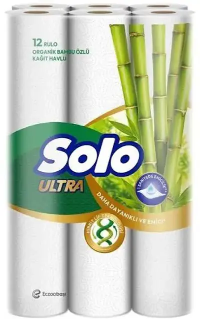 Solo Bambu Katkılı Kağıt Havlu 12Li