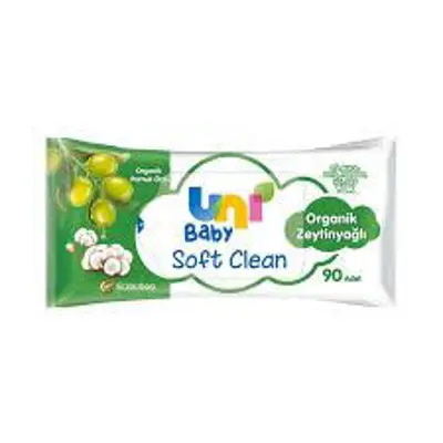 Uni Baby Soft Clean Organik Zeytinyağlı 90Lı