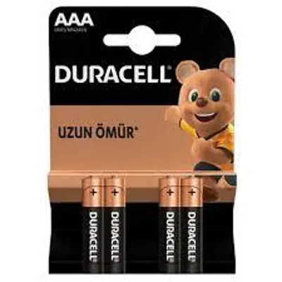 Duracell AAA Pil 4 Lü