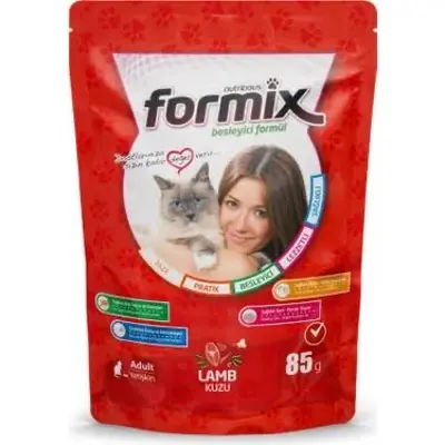 Formix Kedi Kuzu Etli 85 G