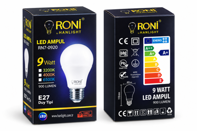 Roni Led Ampül 9 Watt