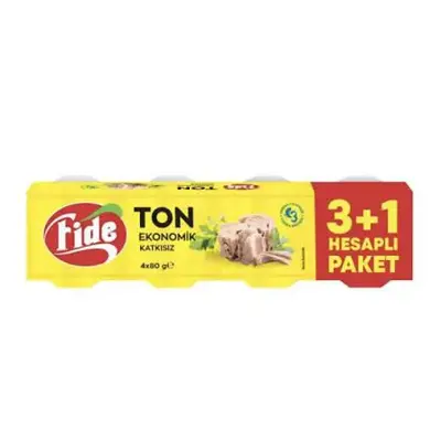 Fide Ton Balıgı 4×80 Gr