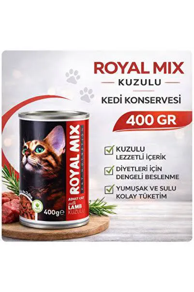 ROYAL MIX Kuzulu Kedi Konserve 400 g